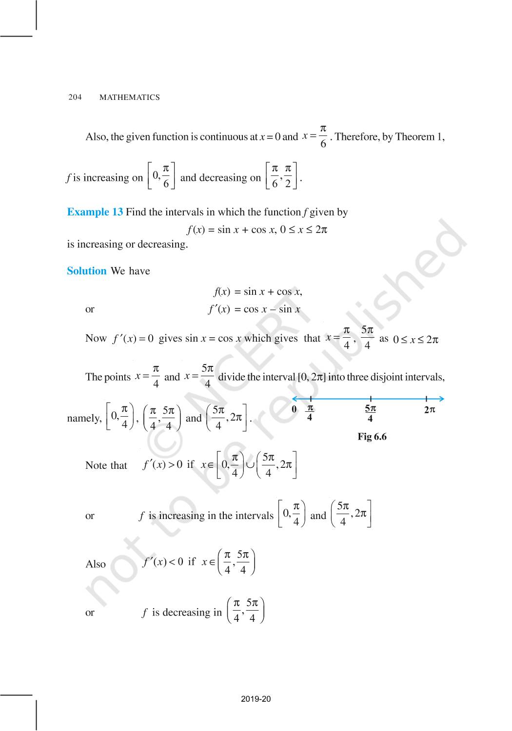 Application Of Derivatives - NCERT Book of Class 12 Mathematics Part I