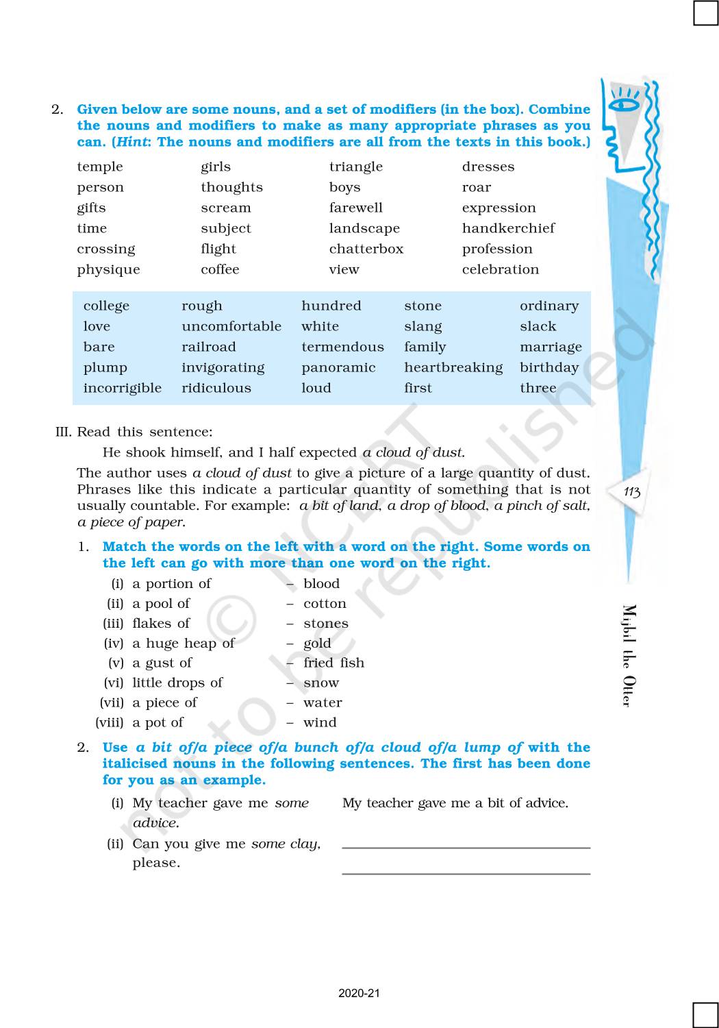 Mijbil The Otter - NCERT Book of Class 10 First Flight