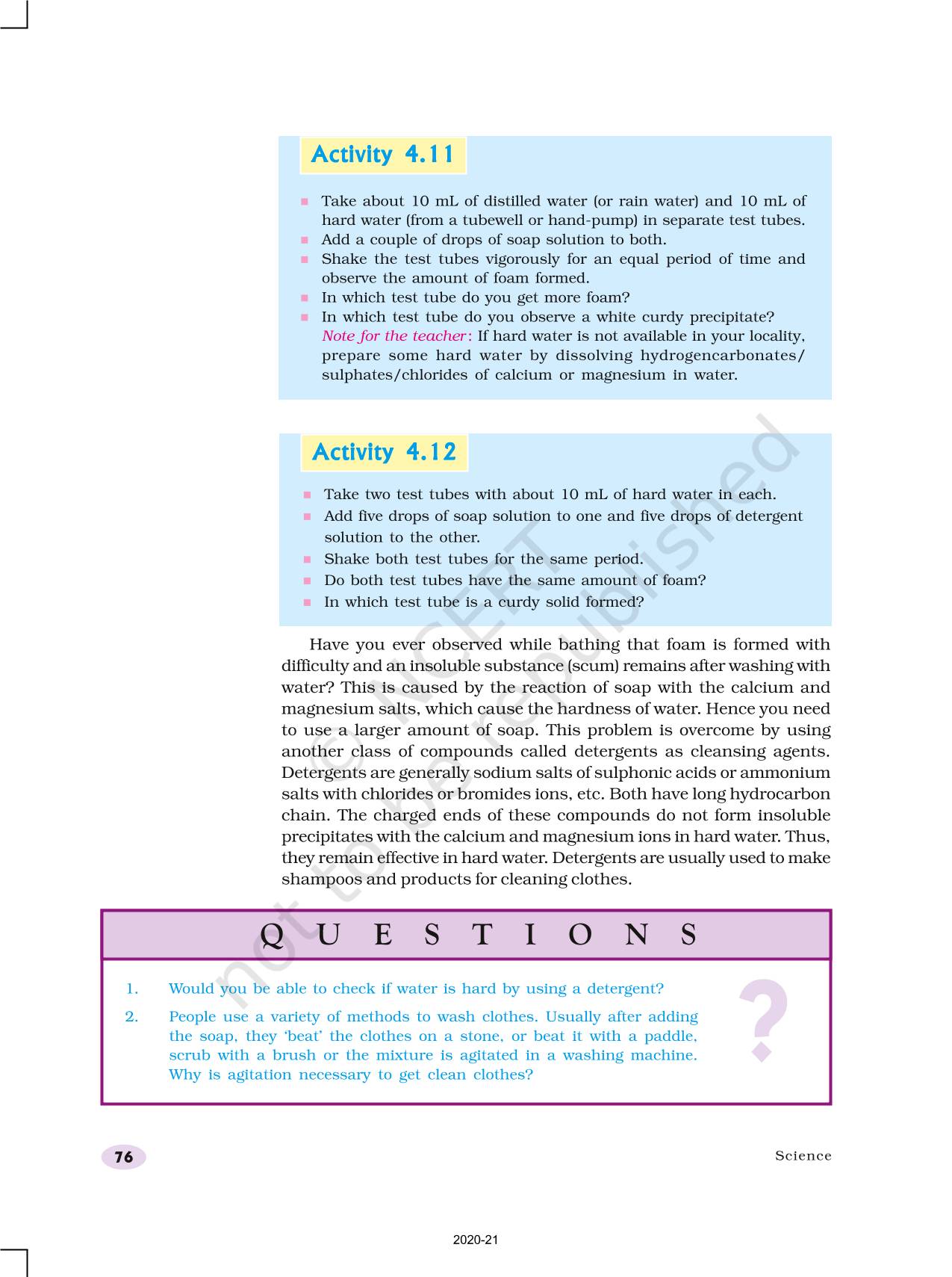 Carbon And Its Compounds - NCERT Book of Class 10 Science