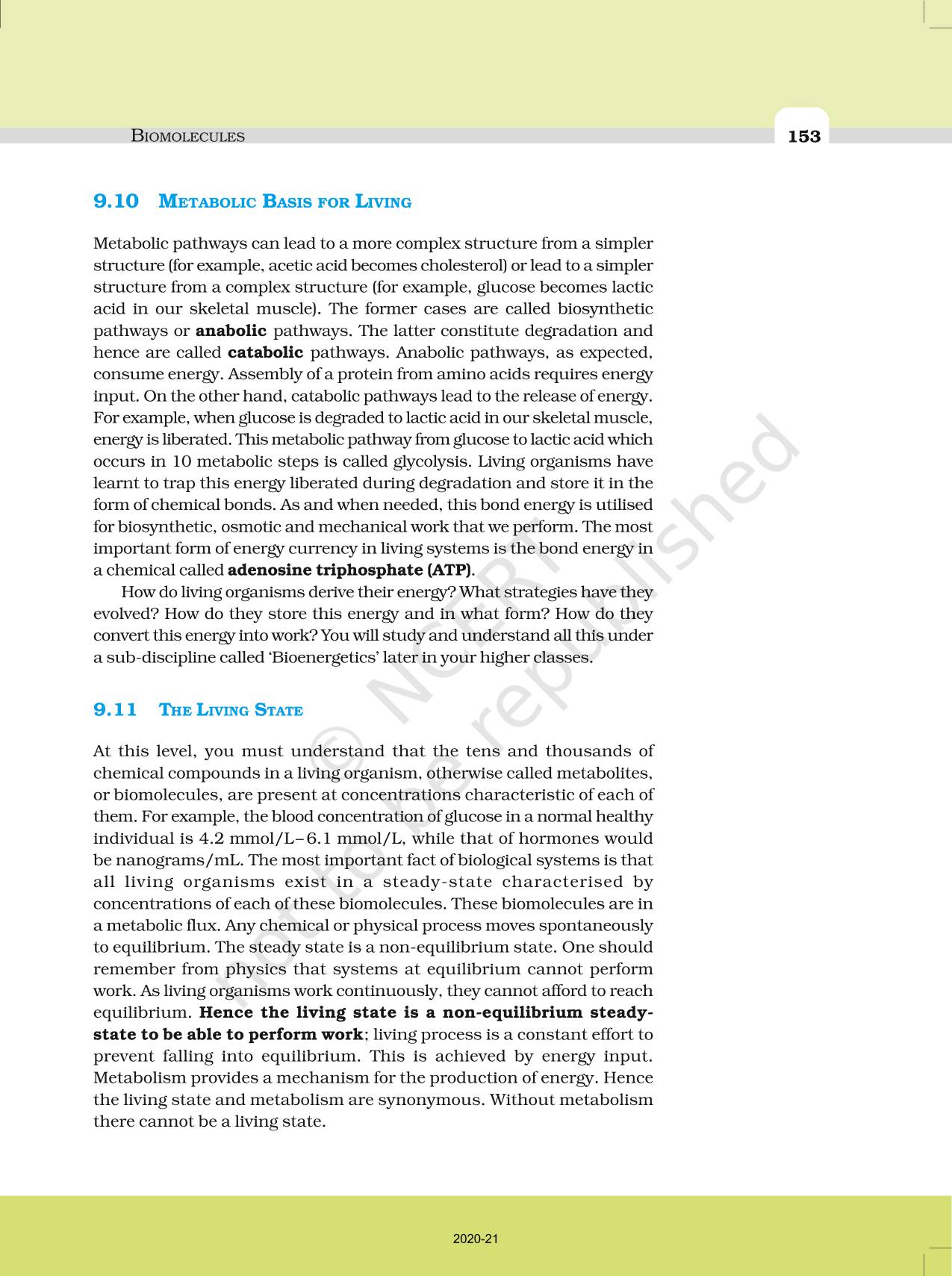 Biomolecules - Ncert Book Of Class 11 Biology