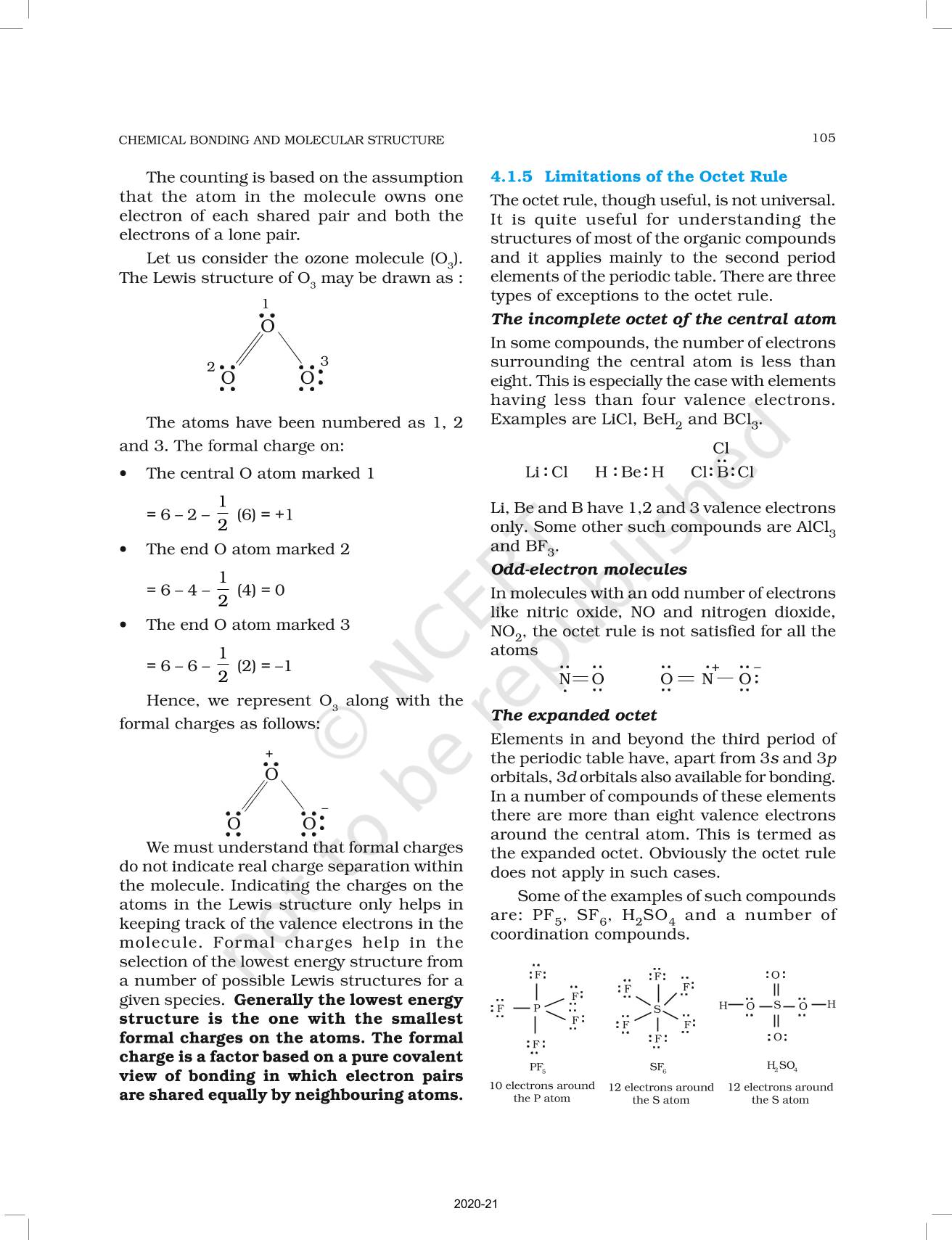 Chemical Bonding And Molecular Structure - NCERT Book of Class 11 ...