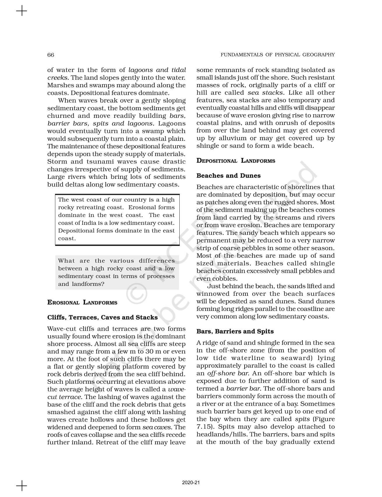 Landforms And Their Evolution - NCERT Book of Class 11 Fundamental Of ...