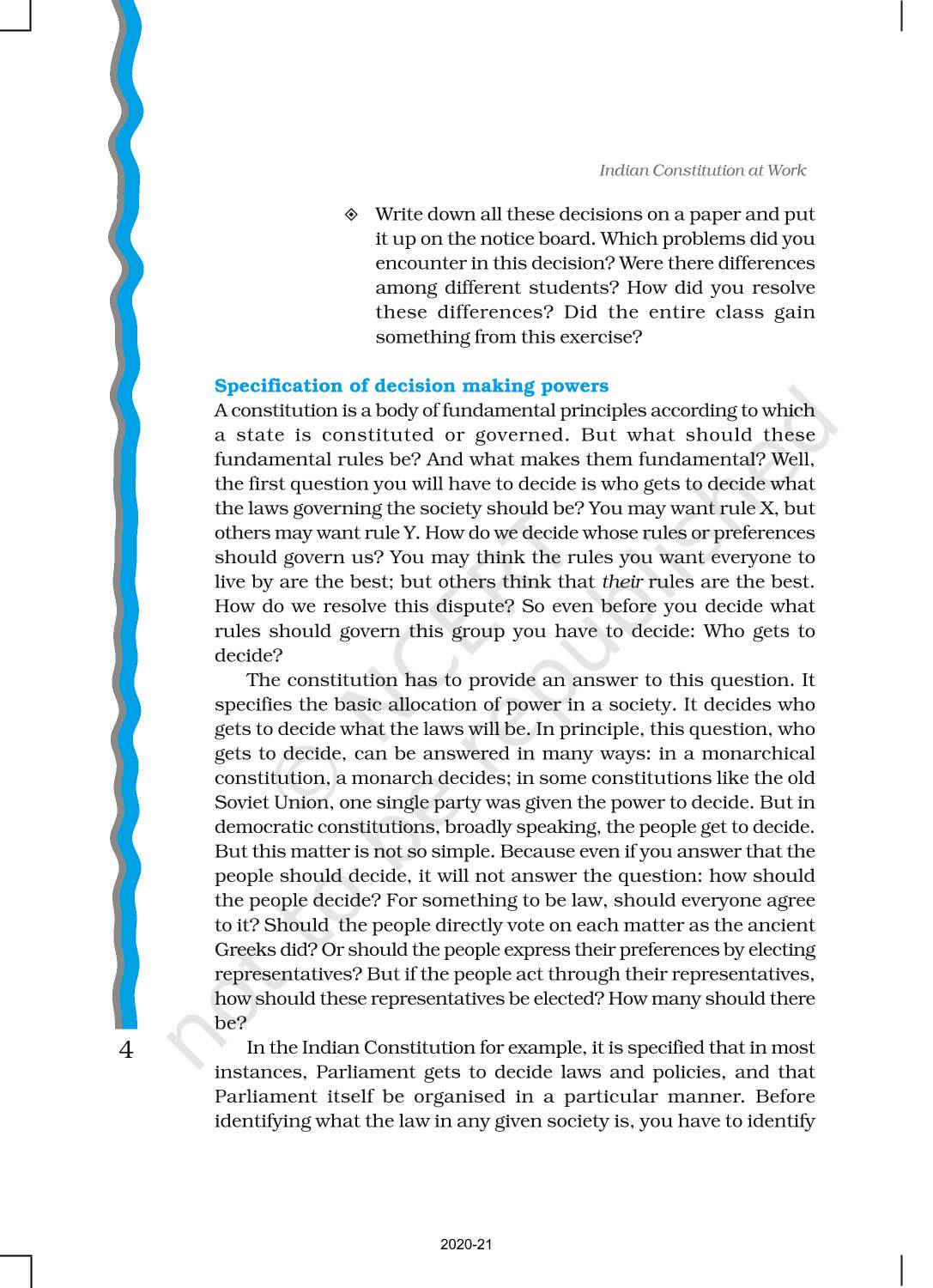 Constitution Why And How - NCERT Book of Class 11 Indian Constitution ...