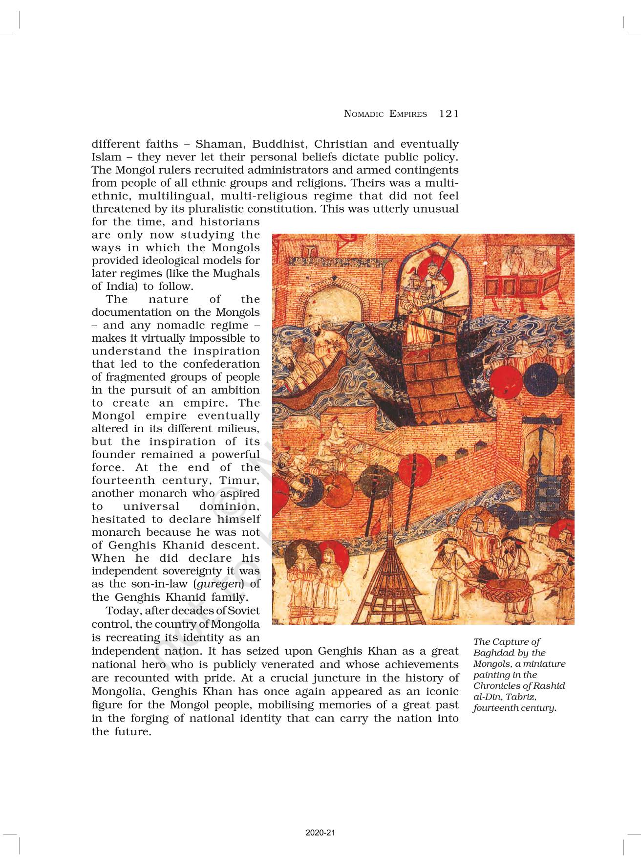 Nomadic Empires - NCERT Book of Class 11 Themes In World History