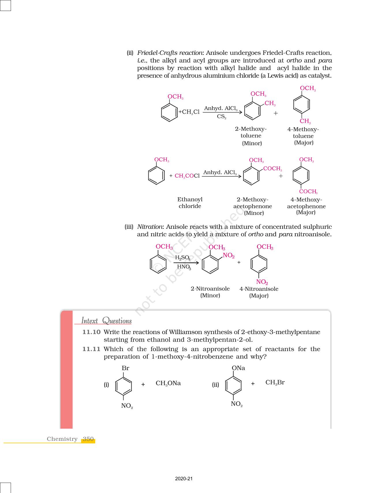 Alcohols Phenols And Ethers - NCERT Book of Class 12 Chemistry Part II