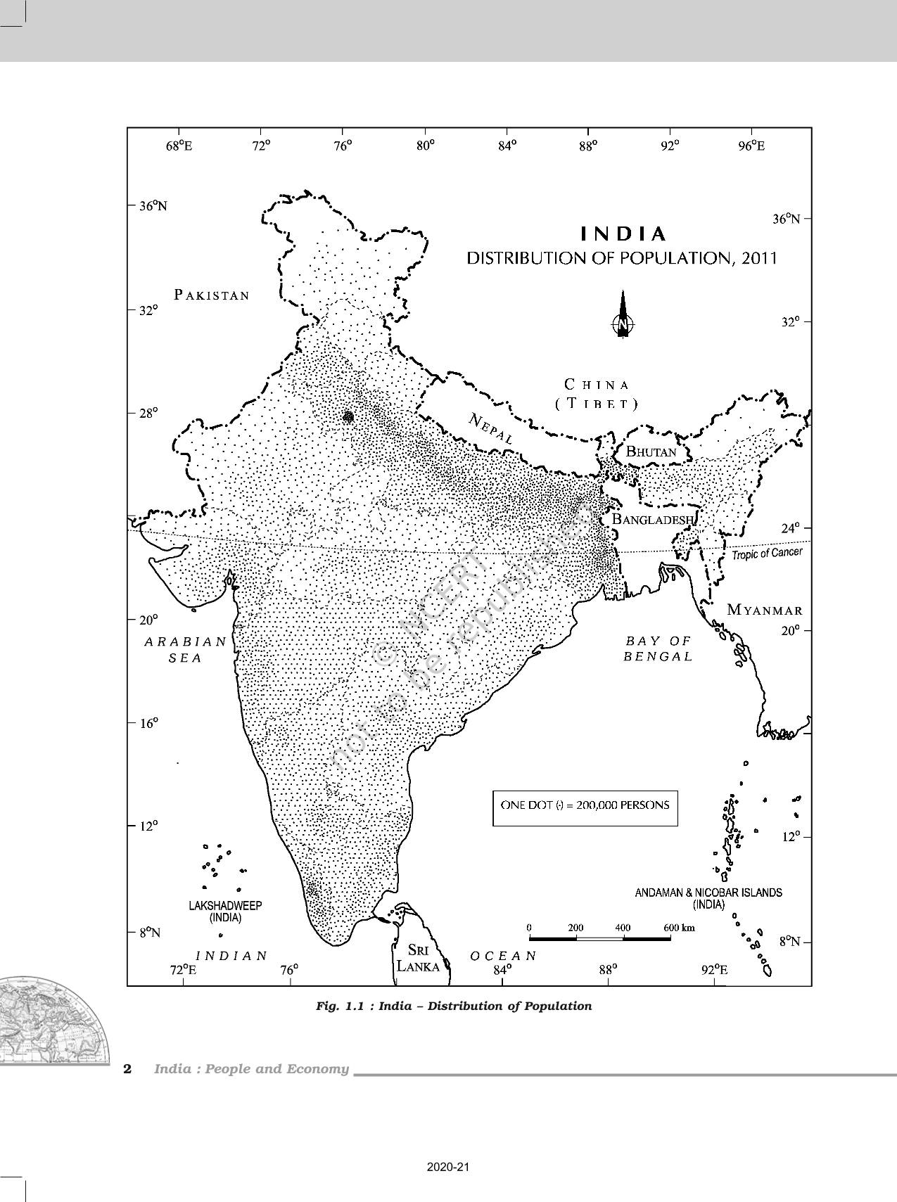 Population Distribution Density Growth And Composition - NCERT Book of ...