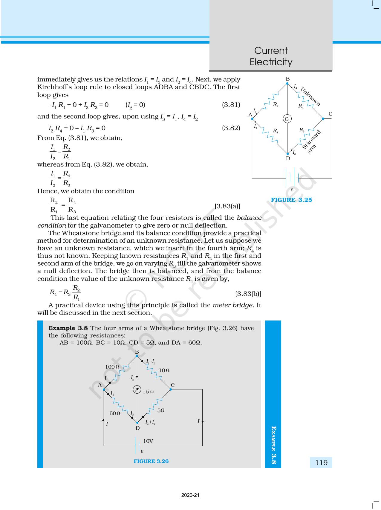 Current Electricity - NCERT Book of Class 12 Physics Part I