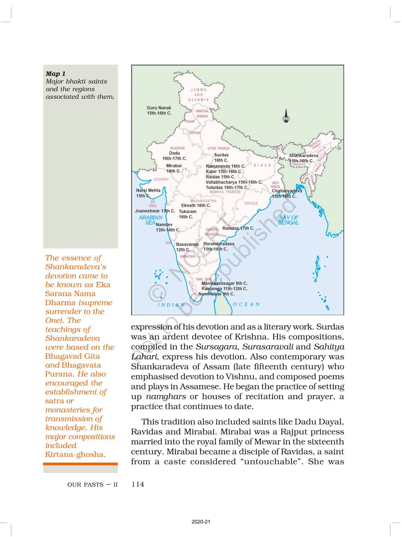 Devotional Paths To The Divine - NCERT Book of Class 7 Our Pasts II