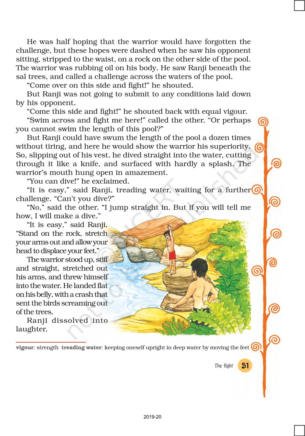 The Fight - NCERT Book of Class 8 English It So Happened