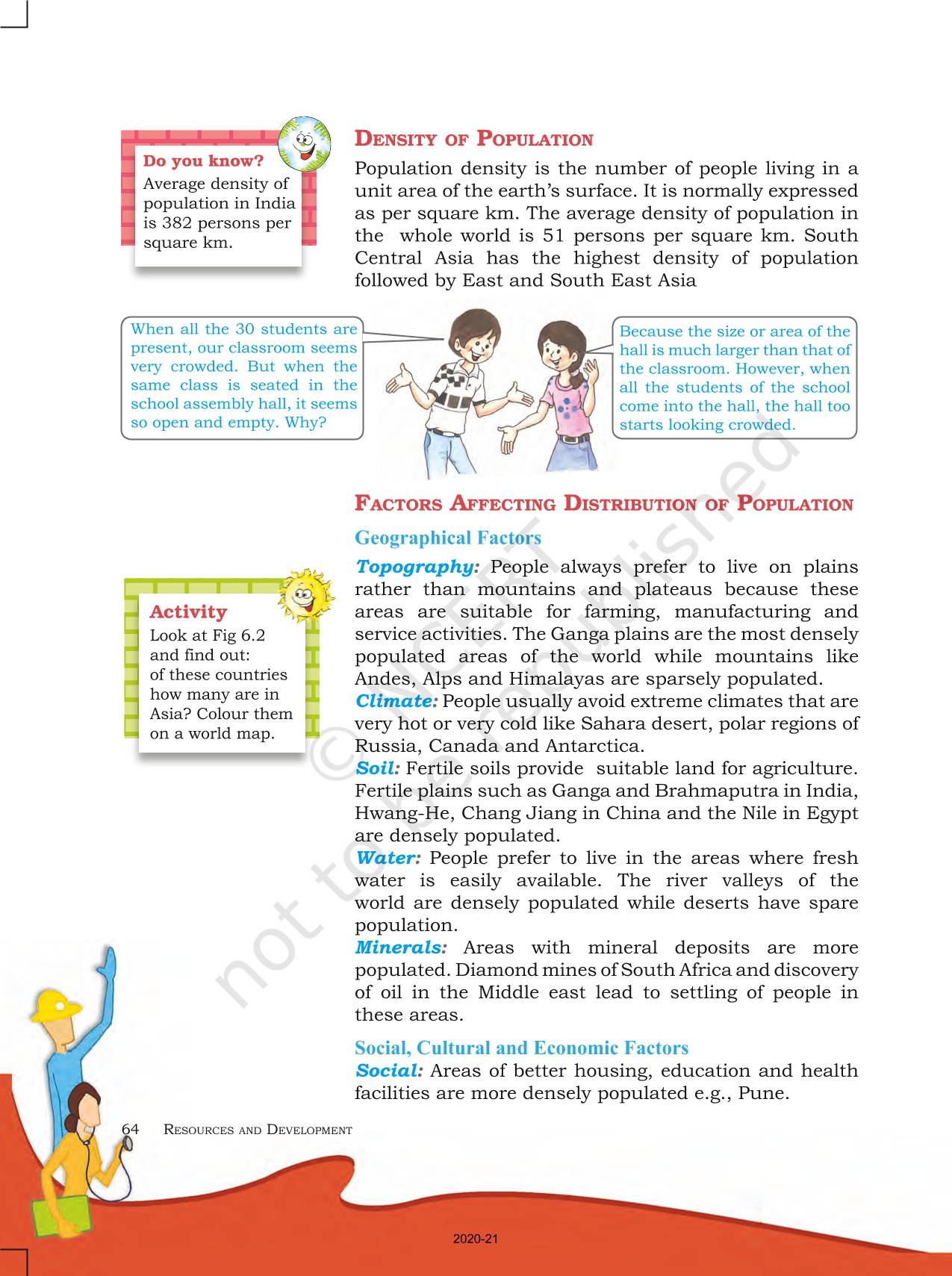 Human Resources - NCERT Book of Class 8 Geography Resources And Development