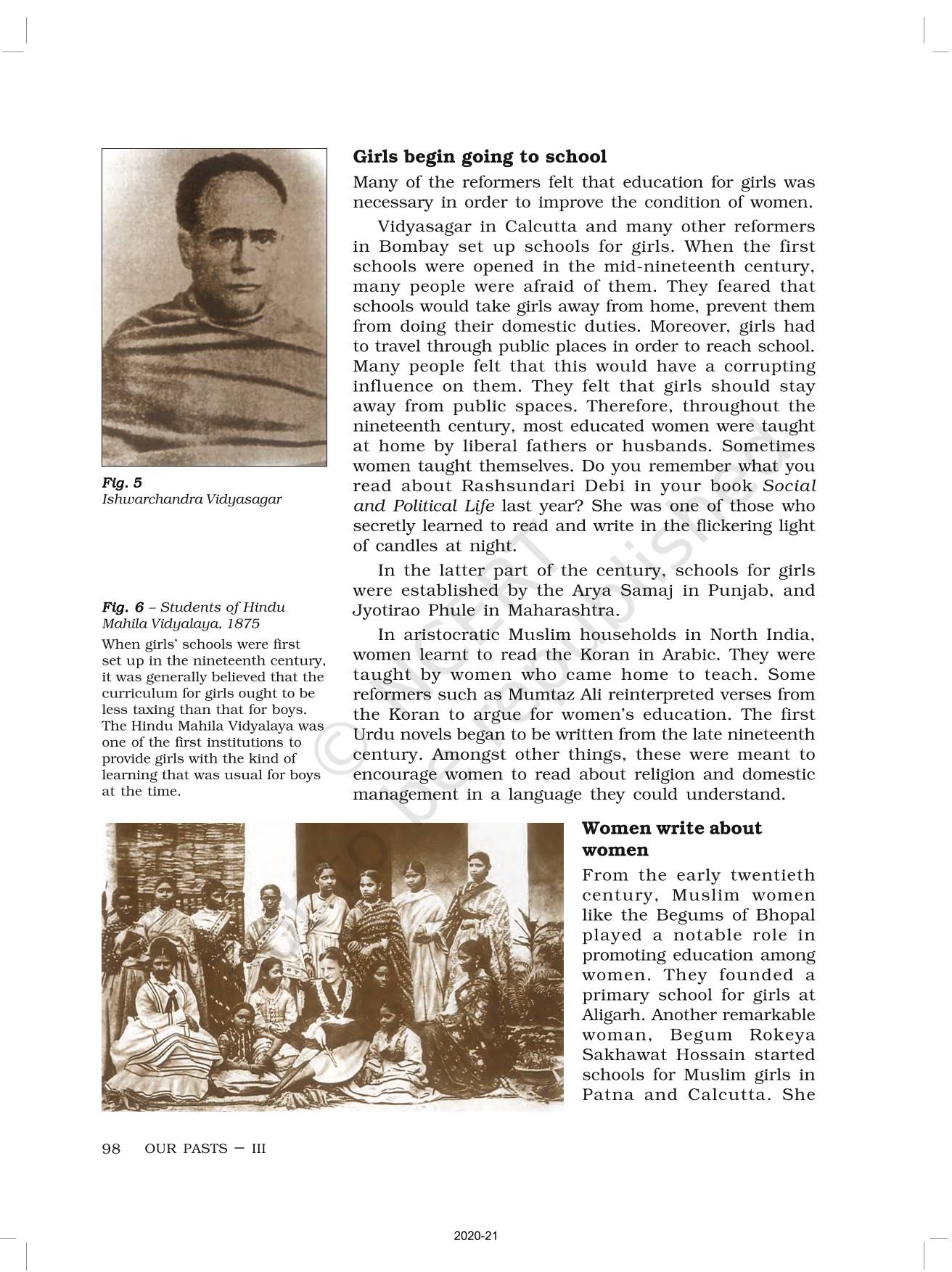 Women Caste And Reform - NCERT Book of Class 8 History Part II