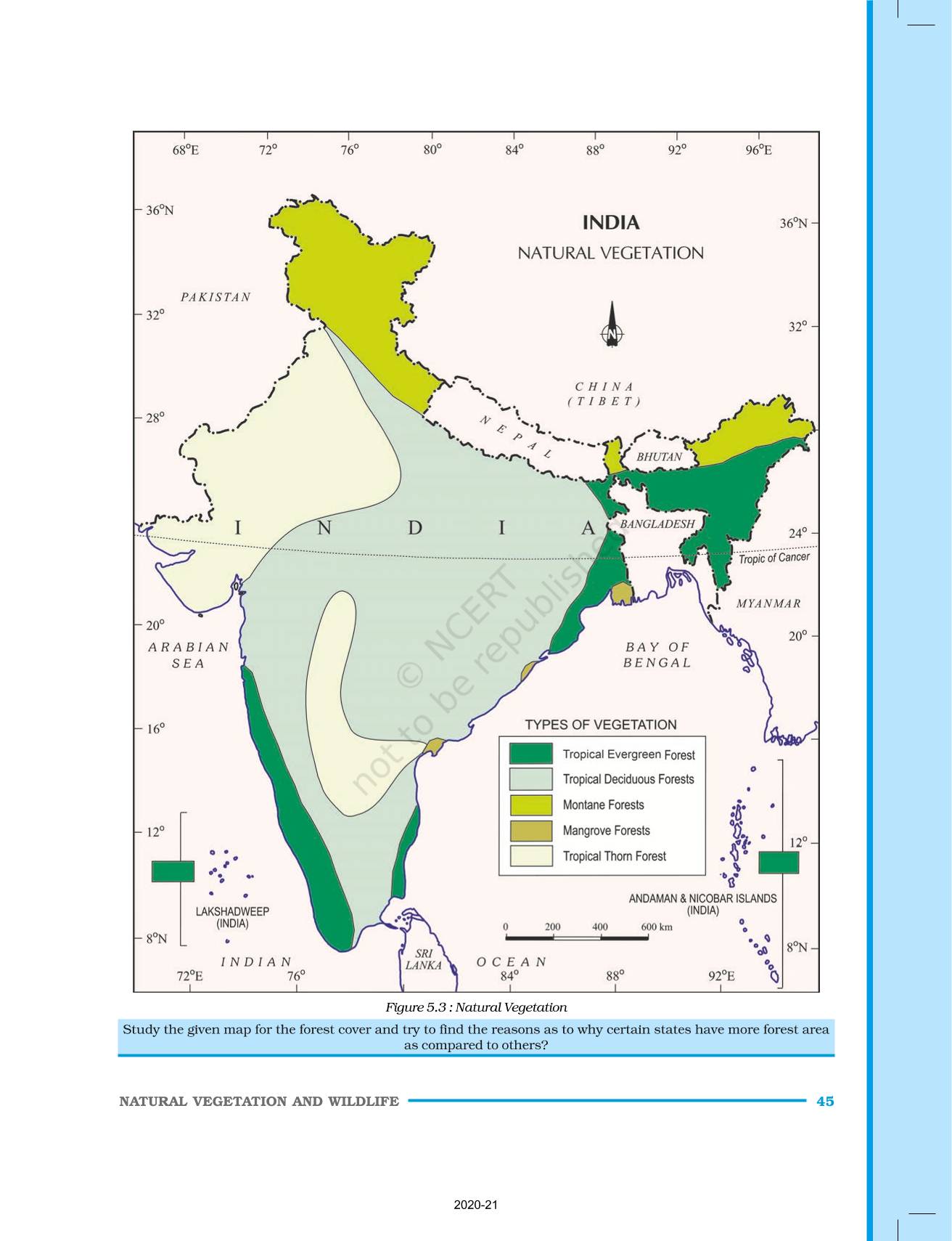 Natural Vegetation And Wild Life - NCERT Book of Class 9 Geography ...